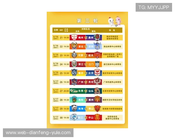粤超联赛最新积分榜全面解析及各队赛季表现排名走势